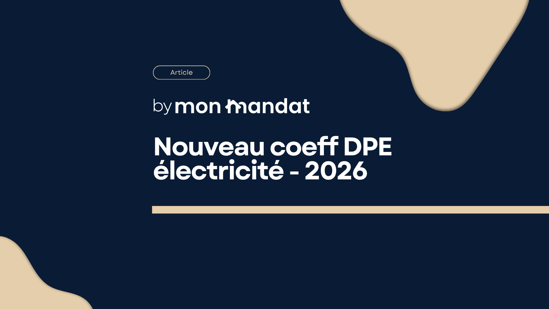Nouveau coefficient DPE électricité 2026 : ce qui change pour votre logement