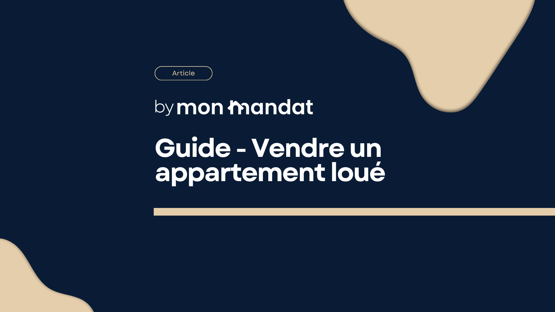 Vendre un appartement loué : guide complet 2026