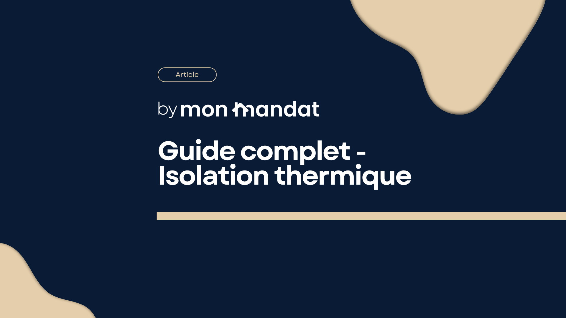 Guide complet : Isolation thermique