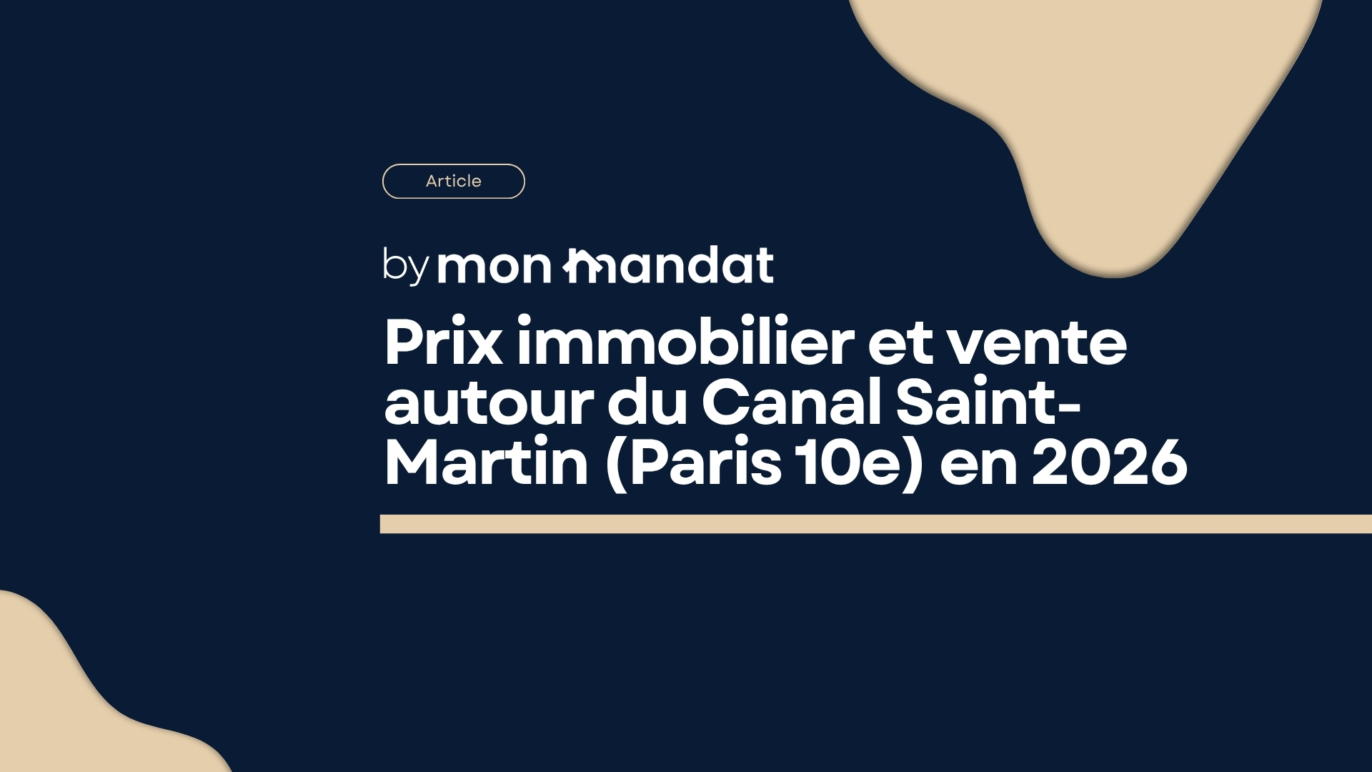 Prix immobilier et vente autour du Canal Saint-Martin (Paris 10e) en 2026