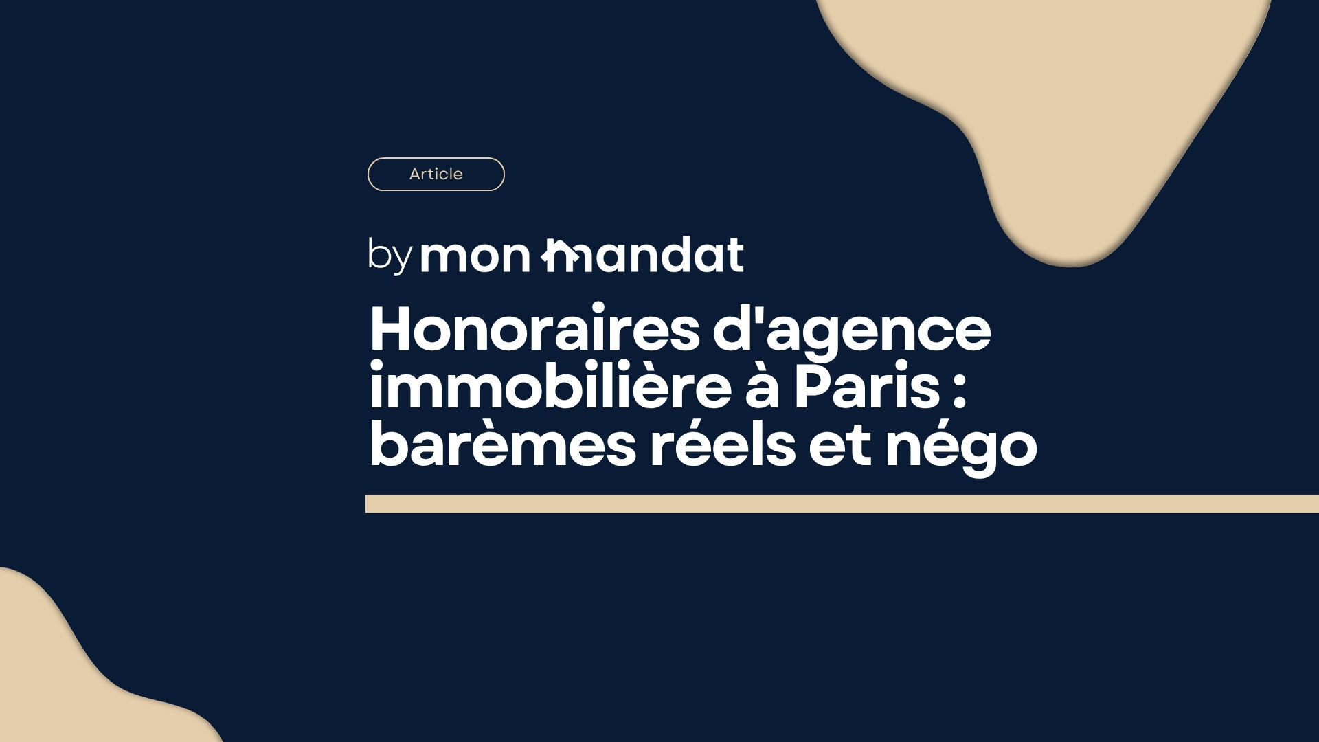 Frais d'agence immobilière pour une vente à Paris : barème réel et négociation