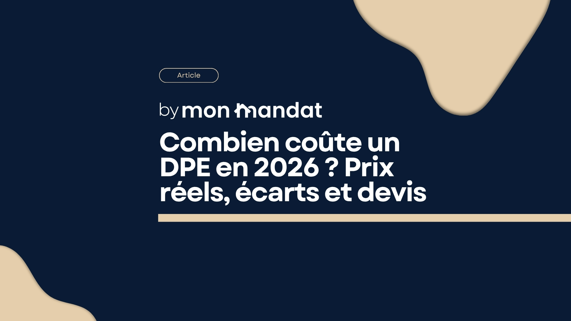 Combien coûte un DPE en 2026 ? Prix réels, écarts et devis